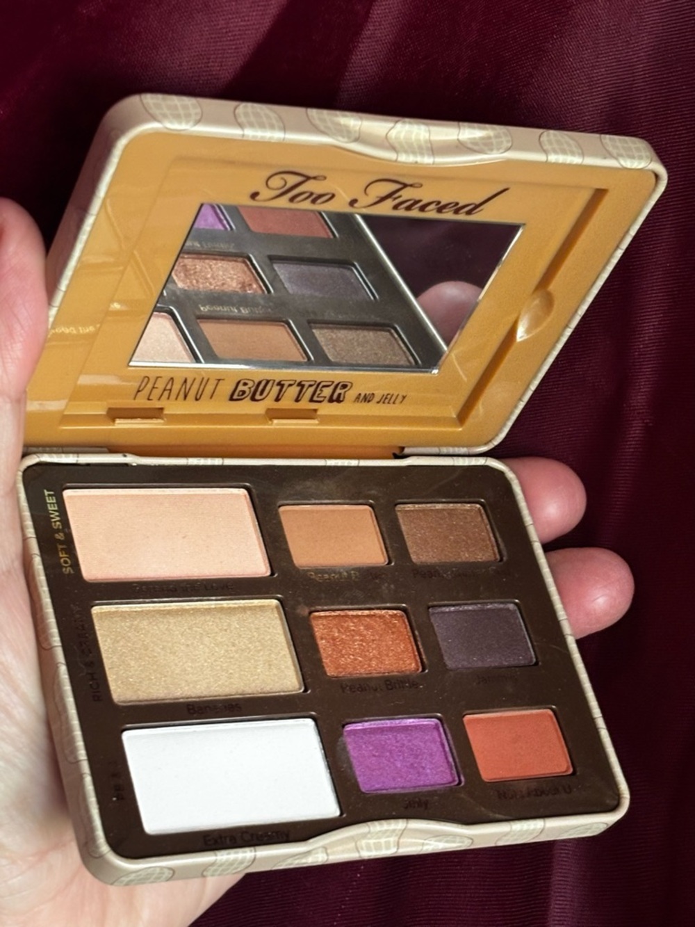 FINAL PRIZE🔥TOO FACED peanut Butter EYESHADOW Collection